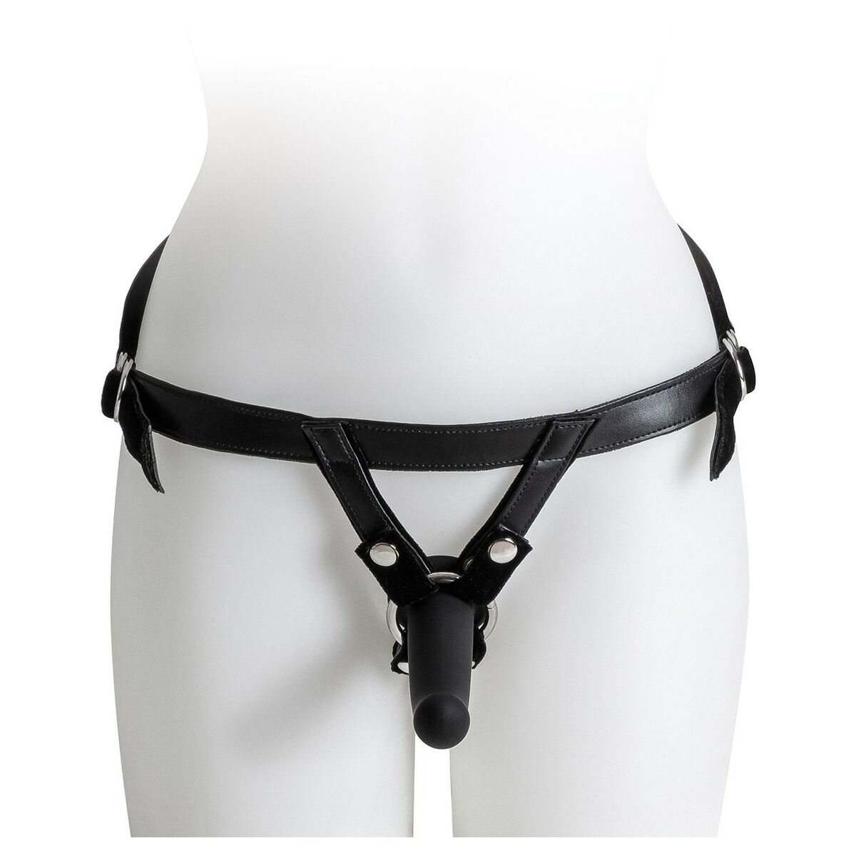 Dildo cu ham Virgite Negru S/M/L